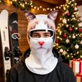 Animal Face Cover Breathable Full Head Hood, Print Balaclava Wrap ...