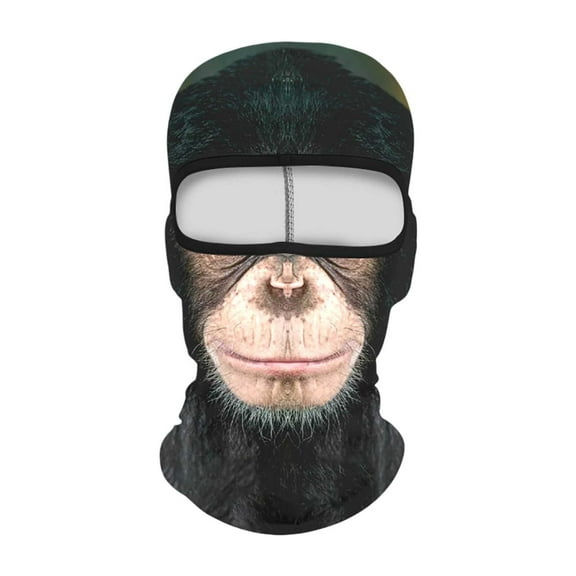 Face Cute Animal Ski Hood for Outdoor Sports and Activities - Full-Face Coverage for Halloween Riding Hiking and More