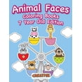 thumbnail image 1 of Animal Faces Coloring Books 7 Year Old Edition, (Paperback), 1 of 1