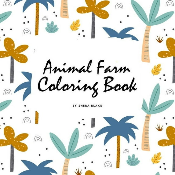 Animal Farm Coloring Book for Children (8.5x8.5 Coloring Book / Activity Book) (Paperback)