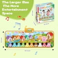 thumbnail image 1 of Animal Farm Piano Playmat with Multiple Game Modes, Farm Sounds & Interactive Learning, 1 of 6
