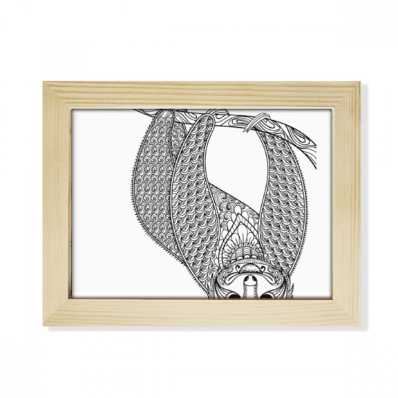 Animal Fat Slow Picture Desktop Photo Frame Picture Art Decoration Painting 6x8 inch