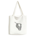 thumbnail image 1 of Animal Fat Slow Picture Tote Canvas Bag Shopping Satchel Casual Handbag, 1 of 3