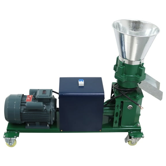 Animal Feed Pellet Mill Machine Body Feed Granulator without Plate 4 Head Rollers 220V