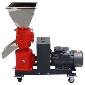 Animal Feed Pellet Processing Making Machine Farm Pelletizer 220V Grinding Disc Aperture 2.5mm