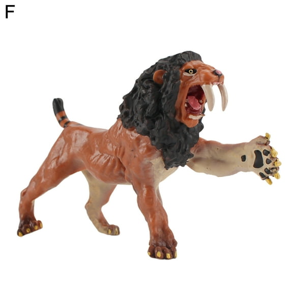 Animal Figurine Simulated Desktop Decoration Mammoth Megalodon Dire Wolf Ancient Animals Model Sculpture Educational Toys for Home