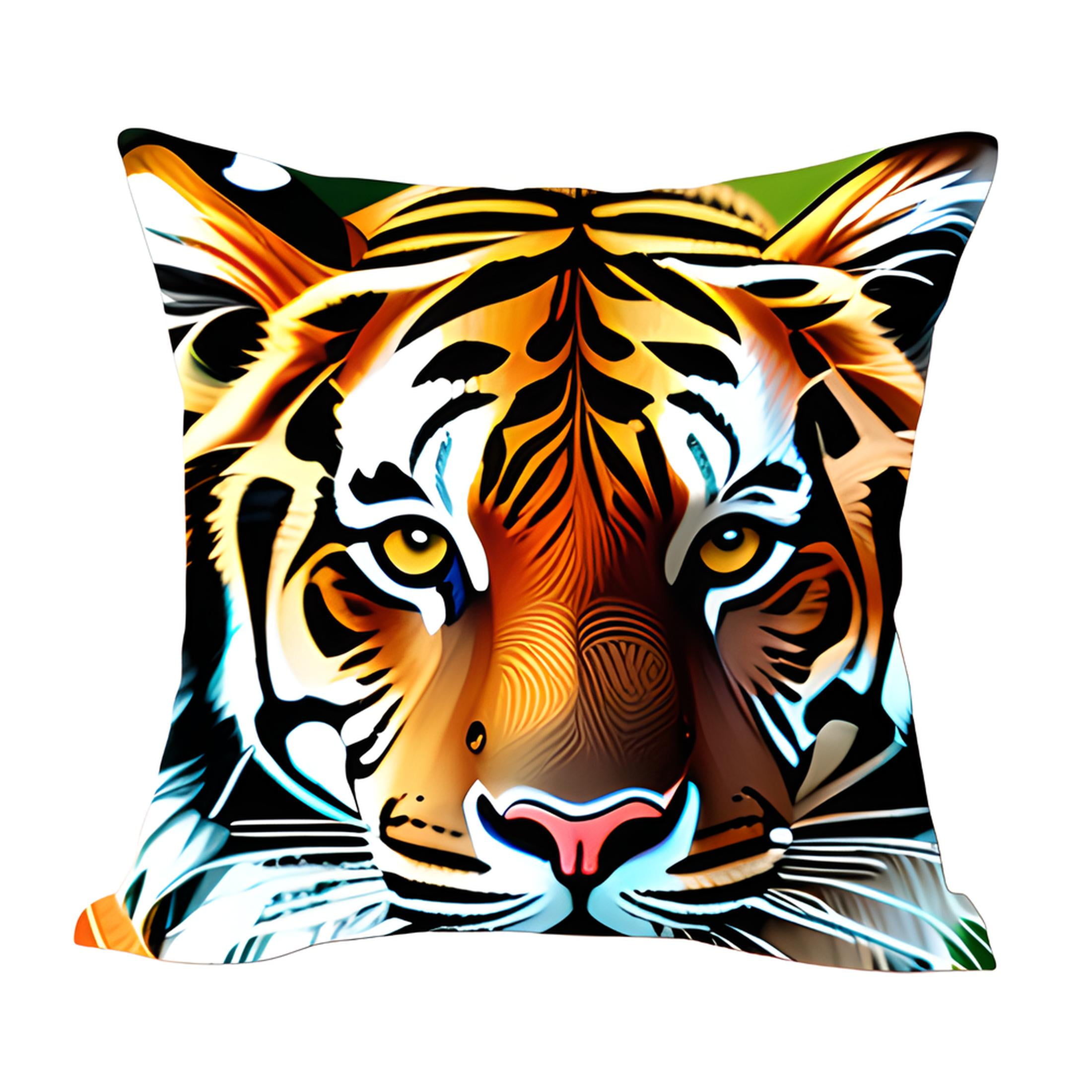 Animal Focus Throw Pillow Cover Tiger Throw Pillow Covers Cases