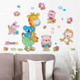 thumbnail image 1 of Animal Friends-1 - Medium Wall Decals Stickers Appliques Home Decor, 1 of 1