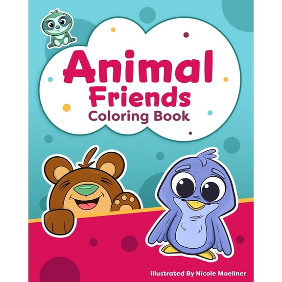 Animal Friends Coloring Book, (Paperback)