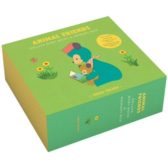 Pre-Owned Animal Friends Deluxe Baby Book & Memory Box (Hardcover 9781452139180) by Junzo Terada