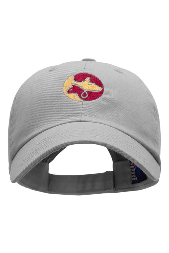 Animal Friends Logo Embroidered Pet Spun Washed Cap - Grey OSFM