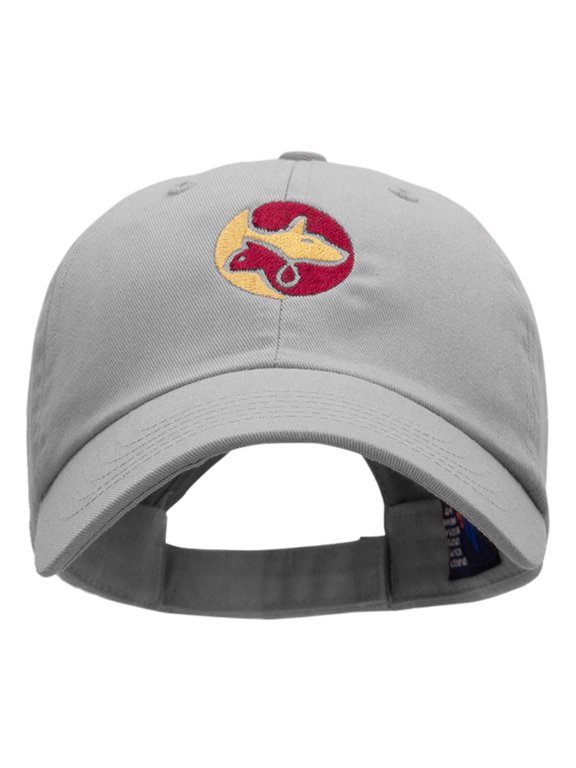 Animal Friends Logo Embroidered Pet Spun Washed Cap - Grey OSFM