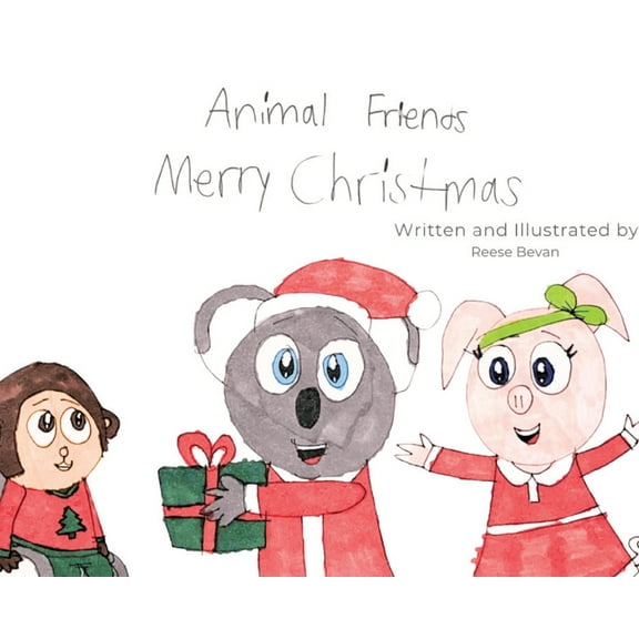 Animal Friends Merry Christmas, (Hardcover)