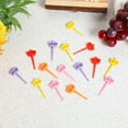 thumbnail image 1 of Animal Fruit Food Picks Mini Cute Cartoon Design Reusable Toothpicks For Kids Bento Lunch Snacks Party Decorations 10PCS, 1 of 4