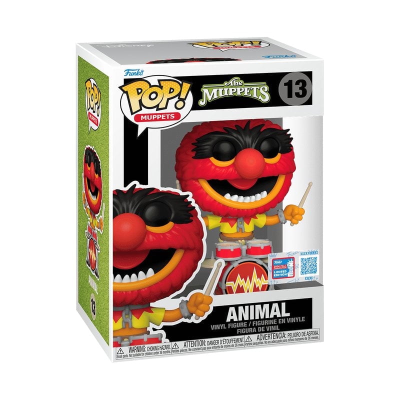 Animal Funko Pop! The Muppets 2024 NYCC Exclusive Collectible Vinyl