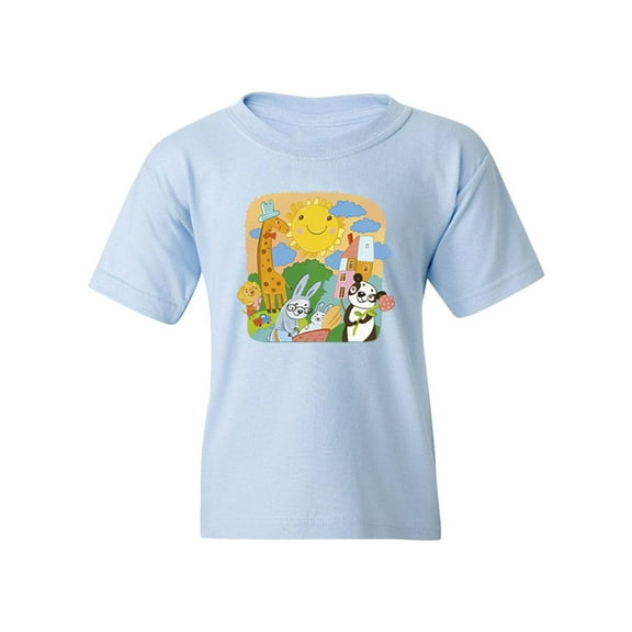 Animal Gathering T-Shirt Juniors -Image by Shutterstock, Medium