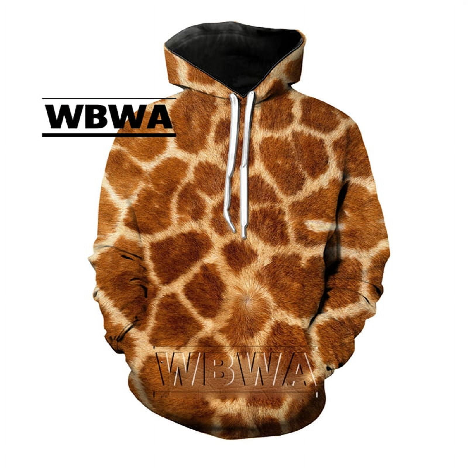 Animal Giraffe Snake Tiger Zebra Hoodie Men Casual Harajuku Funny 3D