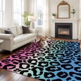 thumbnail image 1 of Animal Gradient Large Area Rugs 8x10 ft Leopard Print Washable Rug Non Slip Indoor Carpet Absorbent Floor Mat for Living Room Bedroom Dining Room, 1 of 9