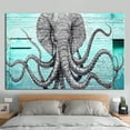 thumbnail image 1 of Animal Graffiti Poster, Graffiti Printed Canvas, Elephant Artwork, Modern Poster, Elephant Graffiti Artwork, Octopus Canvas Art, Canvas Wall Decor - Rolled Canvas, 1 of 6