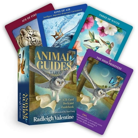 Animal Guides Tarot: A 78-Card Deck and Guidebook, (Hardcover)