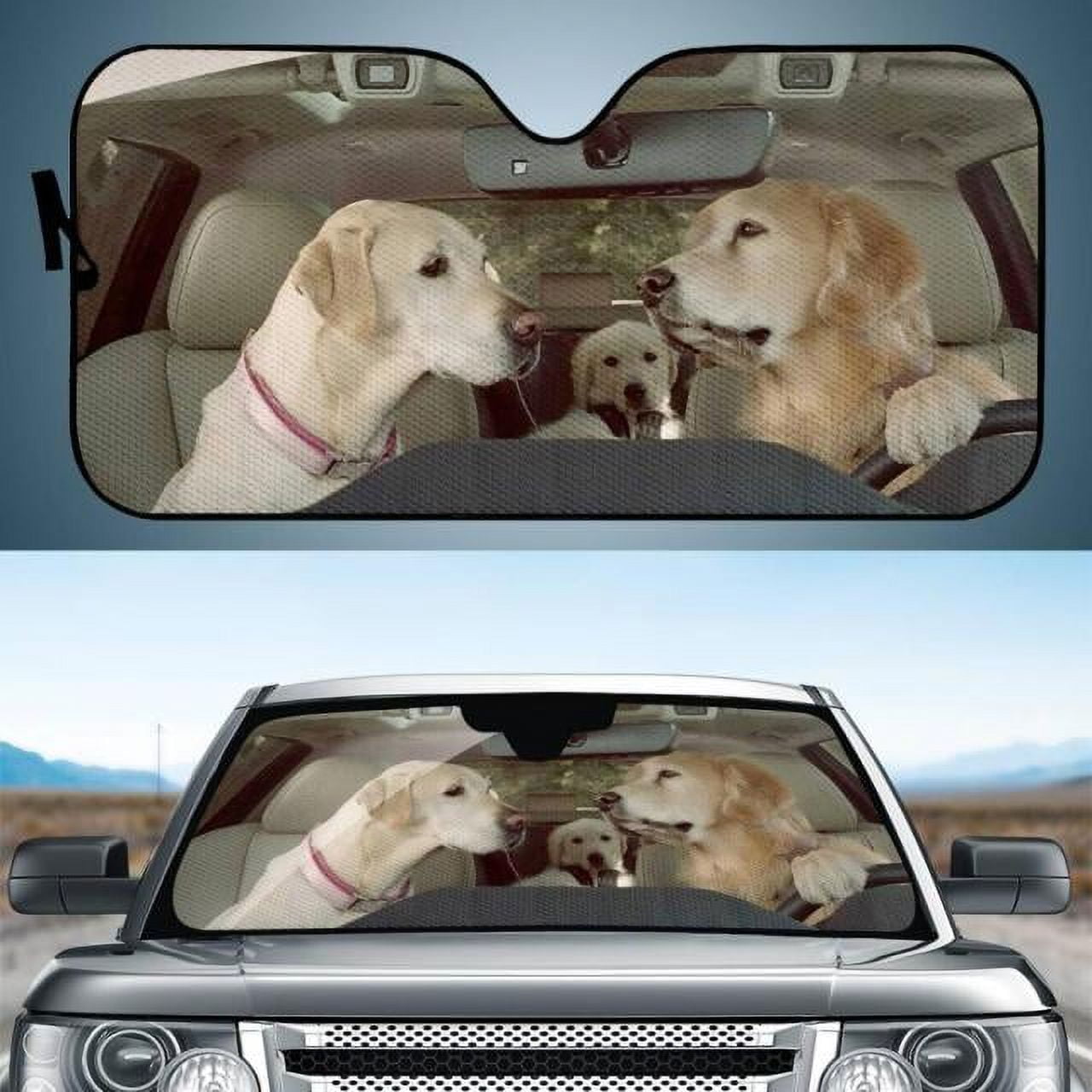 Animal Hamster Funny Windshield Sun Shade for Car Durable Foldup Auto