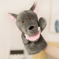 thumbnail image 1 of Animal Hand Puppets with Movable Mouth Cartoon Wolf Stuffed Animal Plush Puppets Toys Interactive Plush Toys Kids Adults Hand Puppets for Role Play Storytelling Show Theater, 1 of 8
