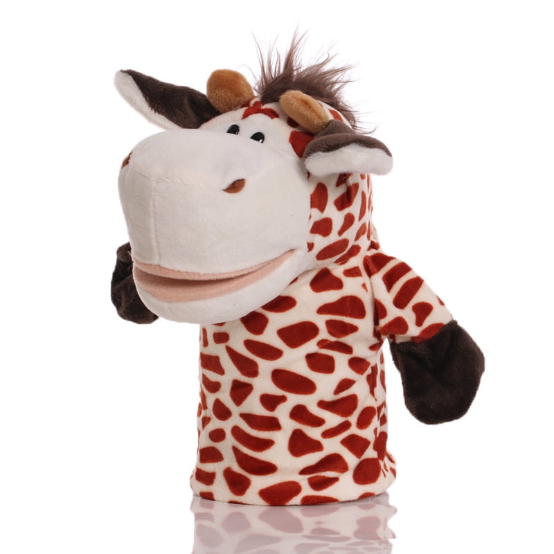 Perfect Puppet Animal Hand Puppets Set for Kids & Adults Soft Plush Toys with Movable ...