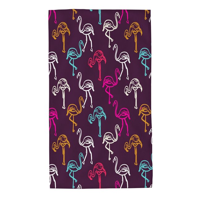 Animal Hand Towels,Pink flamingo,Hand Towels for Bathroom, Hand Face