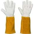 thumbnail image 1 of Animal Handling Work Gloves - For Falconry, Dog, Hawk, Cat, Bird and Raptor Handling - Anti Scratch Leather and Kevlar (XS), 1 of 8