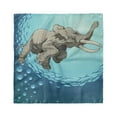 thumbnail image 1 of Animal Head Scarf, Elephant in Tropic Ocean, Head Wrap, 3 Sizes, by Ambesonne, 1 of 2