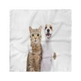 thumbnail image 1 of Animal Head Scarf, Real Life Friendly Animals, Head Wrap, 3 Sizes, by Ambesonne, 1 of 2