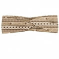 thumbnail image 1 of Animal Headband, Safari Theme Pattern with Elephants and Palm Trees Illustration, Elastic and Soft Women's Bandana for Sports and Everyday Use, Grey Red Coconut, by Ambesonne, 1 of 3