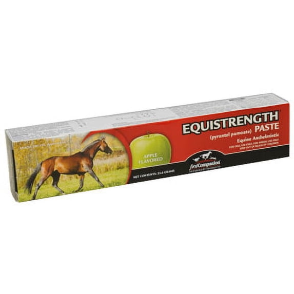 Animal Health First Companion OZ Apple Flavored Equistrength Paste Pyrantel Pamo