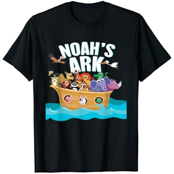 Animal History Bible, Noah's Ark, Religion Comic Gift T-Shirt