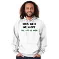 thumbnail image 1 of Animal Hoodies Sweat Shirts Sweatshirts Dogs Make Me Happy You Not So Much Pet Gift, 1 of 2
