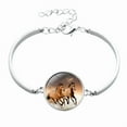 thumbnail image 1 of Animal Horse Glass Time Stone Bracelet, 1 of 2