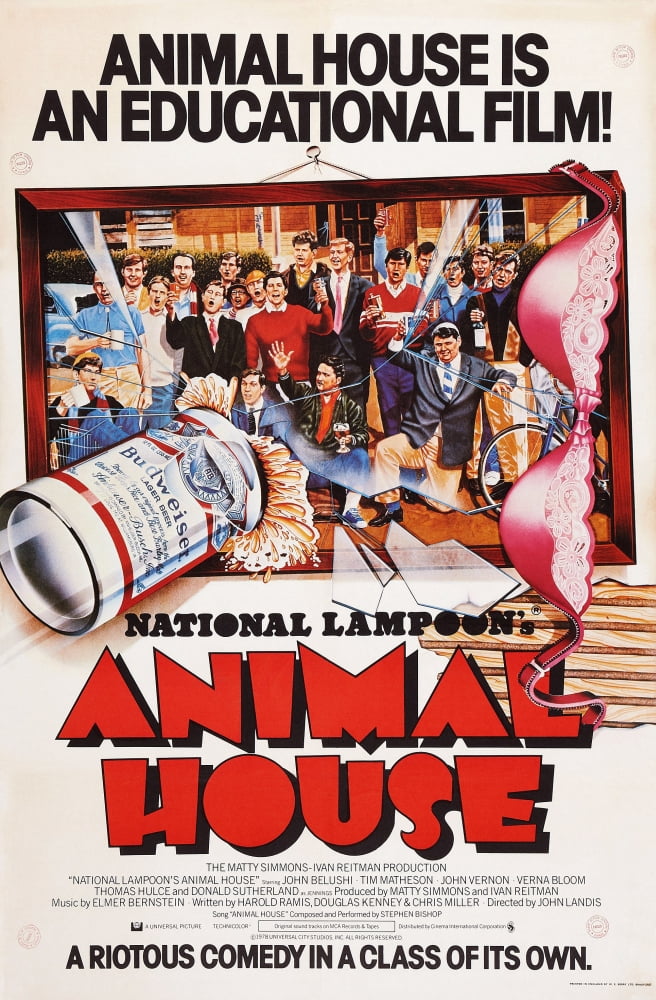 Animal House Canvas Art - (24 x 36)