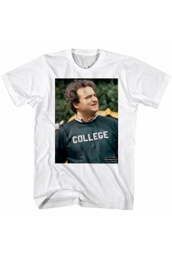 Animal House College Bluto Photo Men's T Shirt Belushi Comedy Classic Candid Top