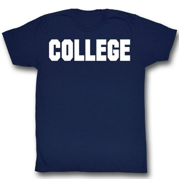 Animal House College Navy Adult T-Shirt