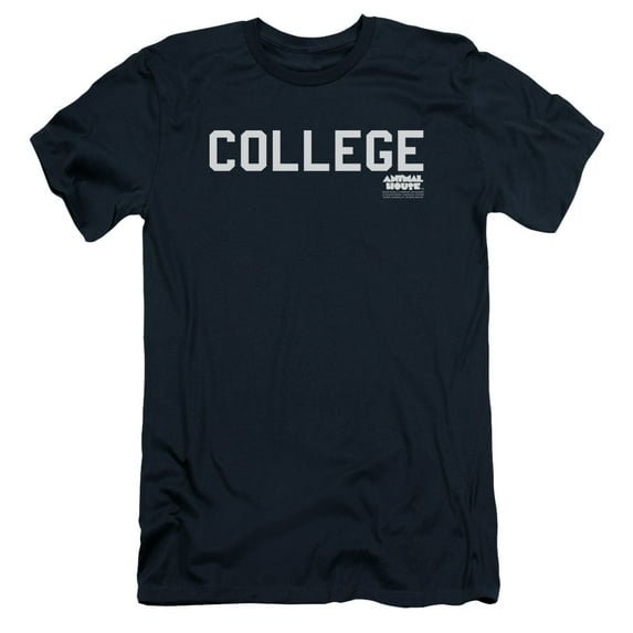 Animal House College S/S Adult 30/1 T-Shirt Navy