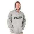 thumbnail image 1 of Animal House Faber College Frat Party Unisex Fleece Graphic Zip Up Hoodie Brisco Brands 4X, 1 of 5