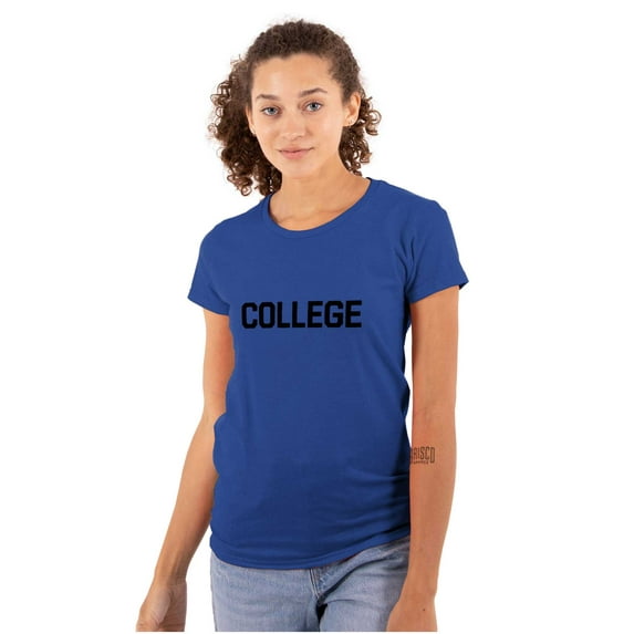 Animal House Faber College Frat Party Womens Slim Fit Graphic Tee Brisco Brands L