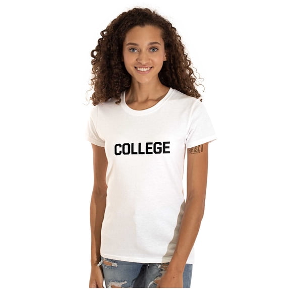 Animal House Faber College Frat Party Womens Slim Fit Graphic Tee Brisco Brands M