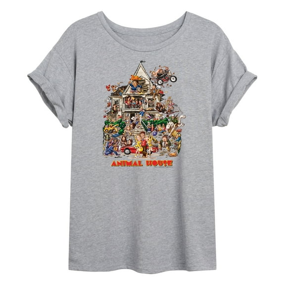 Animal House - Find The Character In The Maze - Juniors Ideal Flowy Muscle T-Shirt