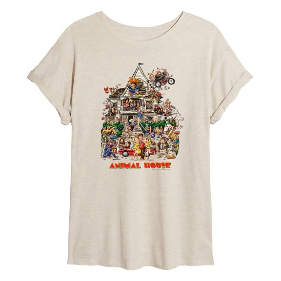 Animal House - Find The Character In The Maze - Women's Oversized T-Shirt