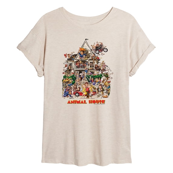 Animal House - Find The Character In The Maze - Juniors Ideal Flowy Muscle T-Shirt