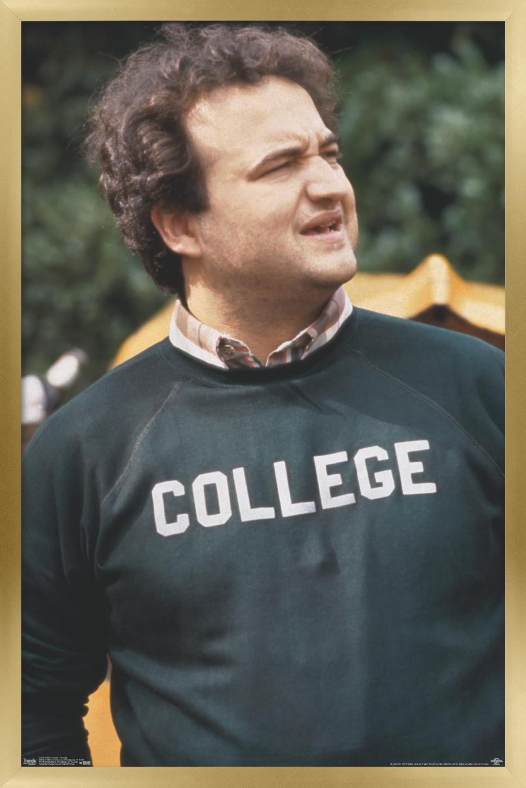 Animal House - John Belushi College Wall Poster, 14.725" x 22.375", Framed
