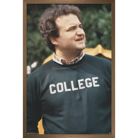 Animal House - John Belushi College Wall Poster, 22.375" x 34", Framed