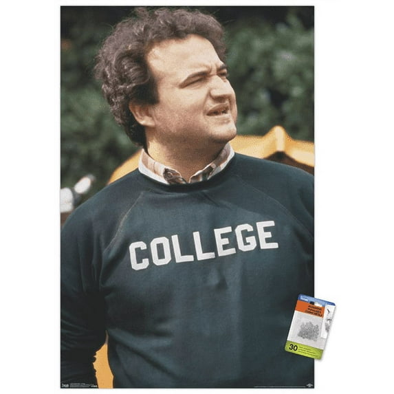 Animal House - John Belushi College Wall Poster with Push Pins, 22.375" x 34"