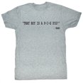 thumbnail image 1 of Animal House Little Piggie Stayed Home Heather Adult T-Shirt, 1 of 2